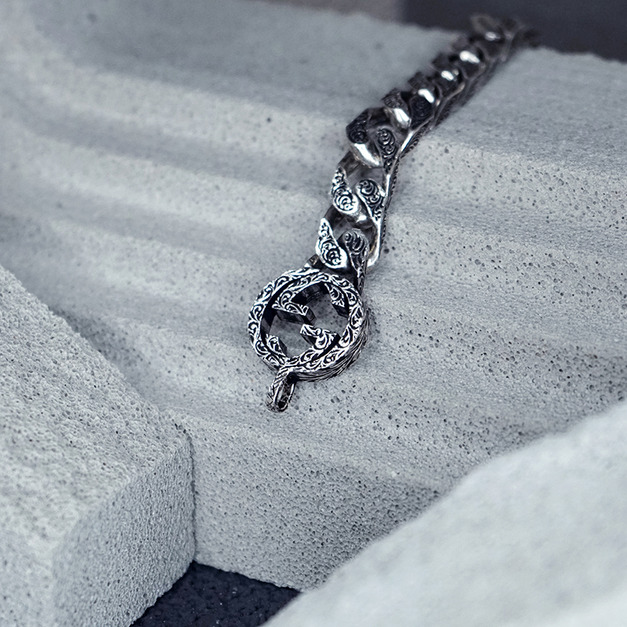 GUCCI Interlocking G 古巴手鍊