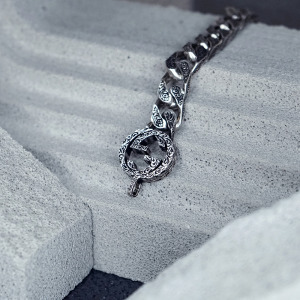 GUCCI Interlocking G 古巴手鍊