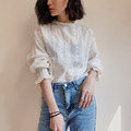 韓系氣質蕾絲襯衫 19SS0035_8