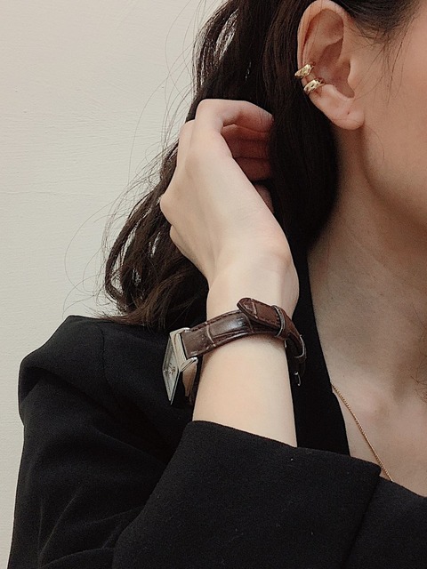 {無耳洞款} 個性款圓型耳骨耳環19SS0277