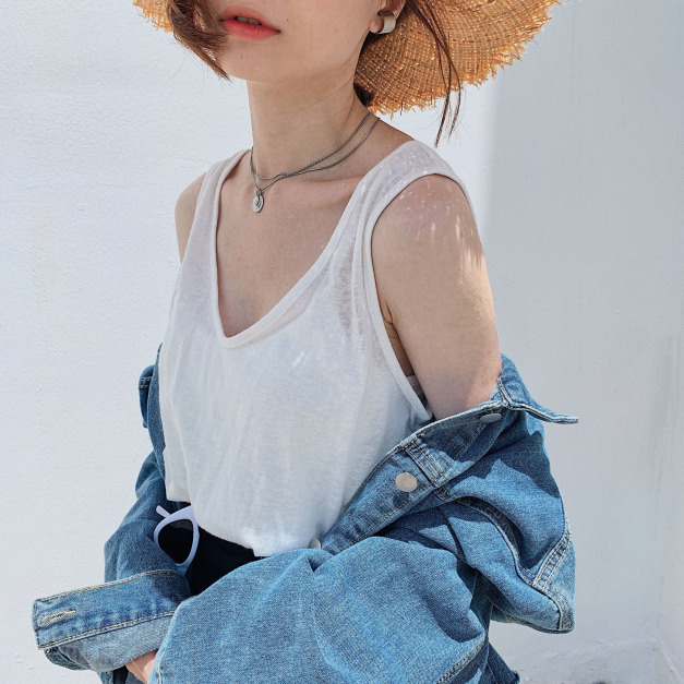 【第二件8折】基本款水洗棉背心(五色)20010025