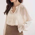 波西米亞簡約簍空襯衫 20010150_5