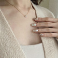 簡約氣質單鑽墜鍊 20070067_2