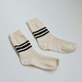 運動風粗針織條紋襪 20070070(三色)_5