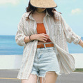 夏日愛戀條紋棉麻襯衫 20010277