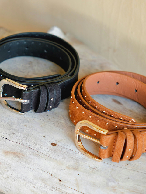 復古西部麂皮卯丁皮帶(兩色) 20070071