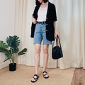 韓版個性五分牛仔短褲 19SS0141_5