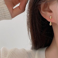 無耳洞款！氣質簡約水滴耳環(兩色) 20070077_8