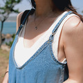 細肩吊帶牛仔長洋裝 20030165_1