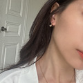 氣質簡約單鑽耳針 20070083