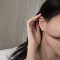 簡約幾何一字耳骨耳環(兩色) 20070082_3