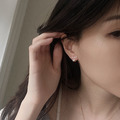 簡約幾何一字耳骨耳環(兩色) 20070082_8