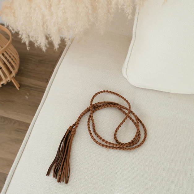 波西米亞編繩腰帶(三色) 20070085