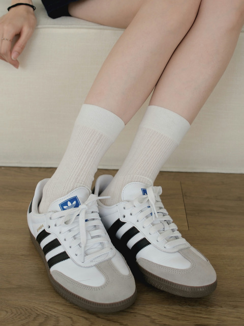 夏日透視感針織薄襪組(三色) 20070086