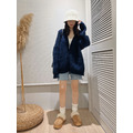 厚料質感翻領兩穿式毛衣外套 20010368_16
