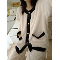 氣質款小香風刷毛睡衣套裝(S-XL) 20100024_12