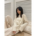 韓系燕麥色舒柔睡衣套裝 20100027_8