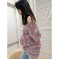 慵懶風漸層暈染長袖針織 20010372_8