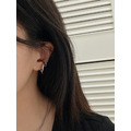 【銀現貨】個性款無耳洞線條耳骨耳環(兩色) 20070090