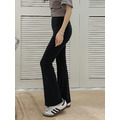 【黑XL現貨】超舒服翹臀彈性瑜伽喇叭褲(兩色)(S-XL) 20020226_16