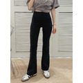 【黑XL現貨】超舒服翹臀彈性瑜伽喇叭褲(兩色)(S-XL) 20020226_10