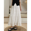 厚磅蕾絲波光長裙 20020231_2
