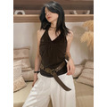 【黑M現貨】夏日美背掛脖扭結背心(四色) 20010394
