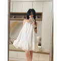 小白花甜感刺繡棉織洋裝 20030225_17
