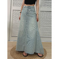 【MLXL】高腰日光慵懶牛仔長裙(S-XL)20020237
