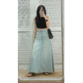 【MLXL】高腰日光慵懶牛仔長裙(S-XL)20020237_15