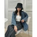 日常率性斜釦牛仔襯衫 20010405_10