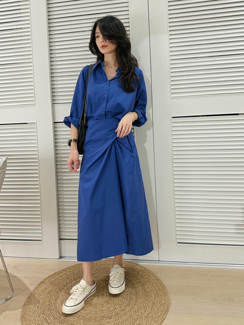 藍調時光綁帶洋裝 20030235