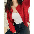 【現貨】艾蜜莉紅針織外套 20040126_6