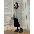 夜霧絲絨直筒裙(S-2XL) 20020244_13