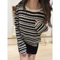 靜謐日常條紋長袖針織 20010417_4