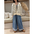 慵懶藍調撞色寬褲(SML) 20020245_7