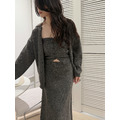 韓系灰調三件式針織套裝 20050054_1