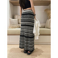 法式鬆弛條紋針織長裙(S-2XL) 20020249_6