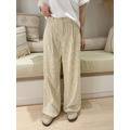 春日薄款燈芯絨直筒寬褲(兩色)(S-XL) 20020251