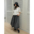 日系層次格紋長裙 20020250_15
