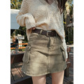 微率性皮帶工裝口袋短裙(兩色)(S-XL) 20020253_4