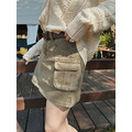 微率性皮帶工裝口袋短裙(兩色)(S-XL) 20020253_8