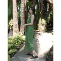 慢步森林綁帶長洋裝 20030240_2