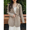 鬆弛比例綁帶西裝外套(兩色) 20040131_2