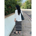 基本款平口吊帶條紋洋裝(SML) 20030239_16