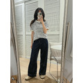 休閒款捲邊條紋上衣 19SS0045_6