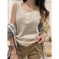 質感針織U領內搭背心(四色)(M-2XL) 20010442
