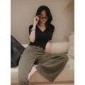 【多件優惠】日常交疊五分袖上衣(三色)(S-XL) 20010444_7