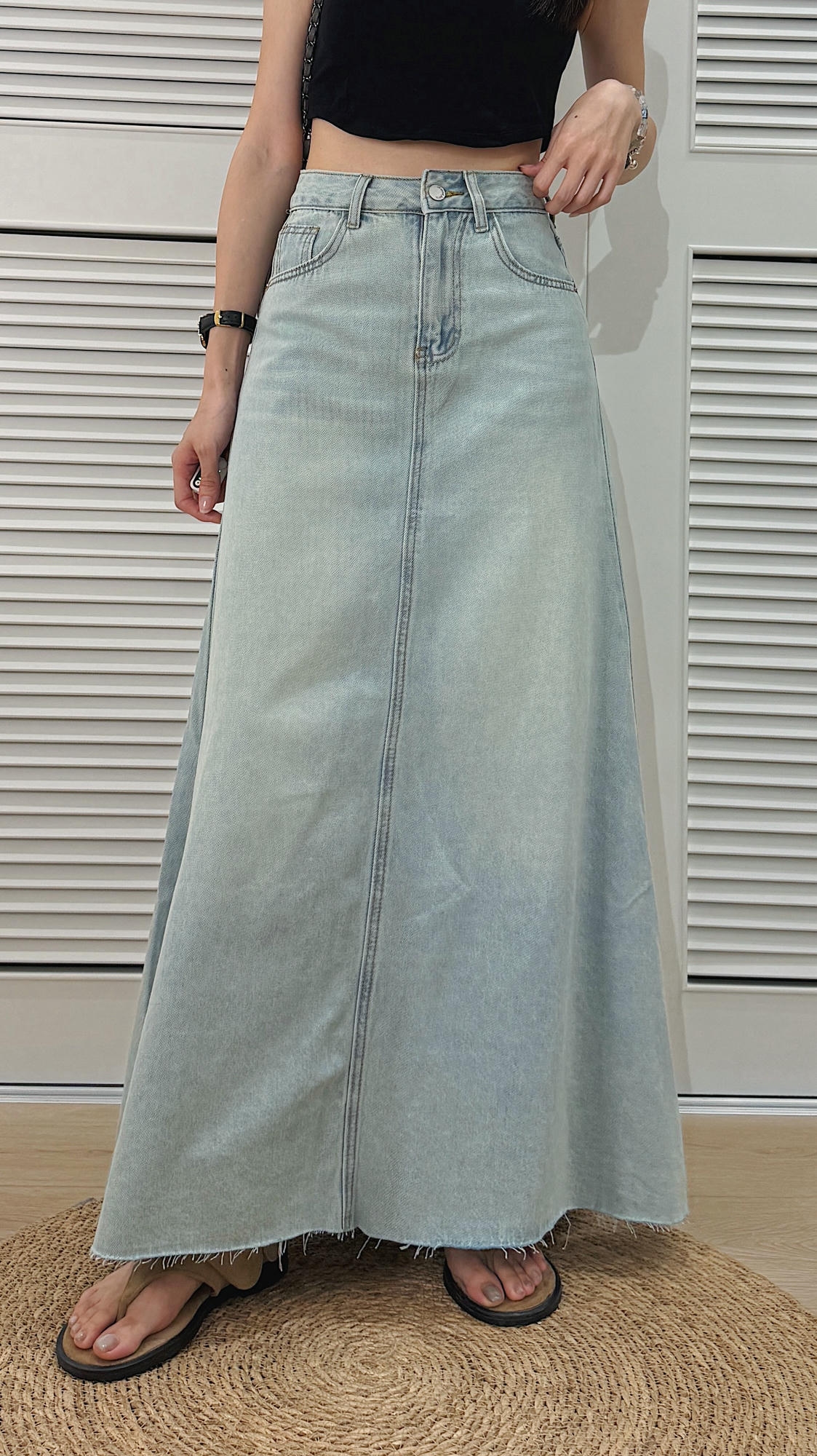 高腰日光慵懶牛仔長裙(S-XL)20020237_c9101111715a5ad5798123e5894ed53f.JPG