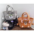湯姆貓與傑利鼠日系可愛立體造型手提小包包化妝包